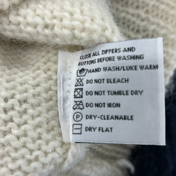 Icewear Iceland XS zip up Cardigan Sweater Icelandic Wool White Comfort Warm - Picture 7 of 16